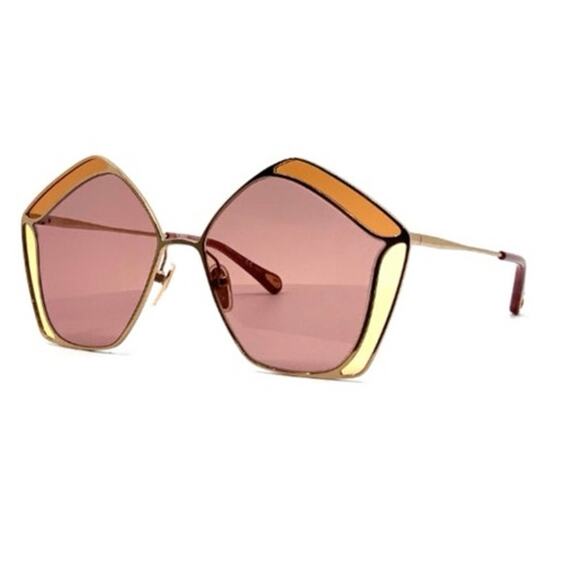 Chloé CH0026S Gemma metal & acetate pentagon frame sunglasses w/ case
MSRP $530 main image 15
